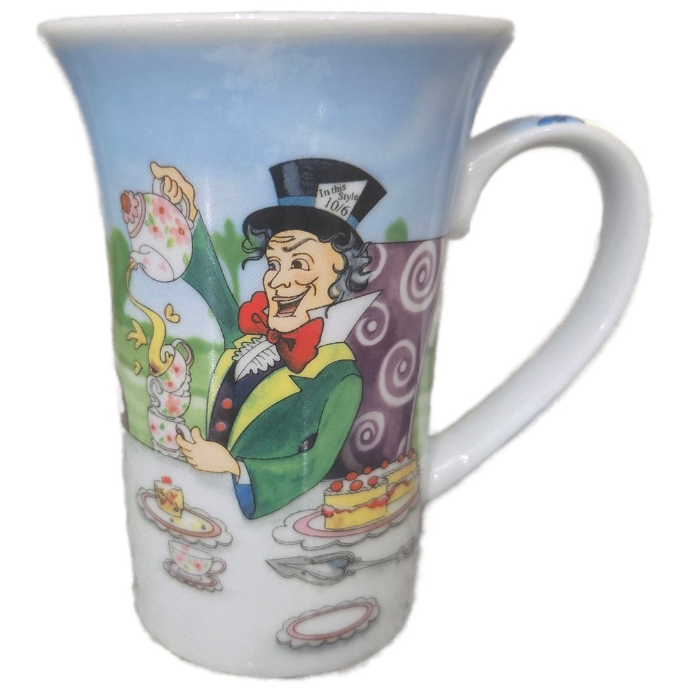 Paul Cardew Alice in Wonderland 150th Anniversary Mug Mad Tea Party Porcelain